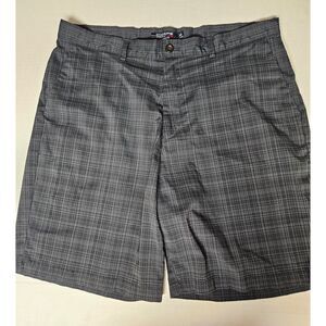 Chaps Golf 78 Gray Plaid‎ Shorts Size 38